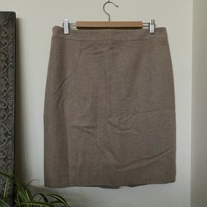 J Crew wool pencil skirt